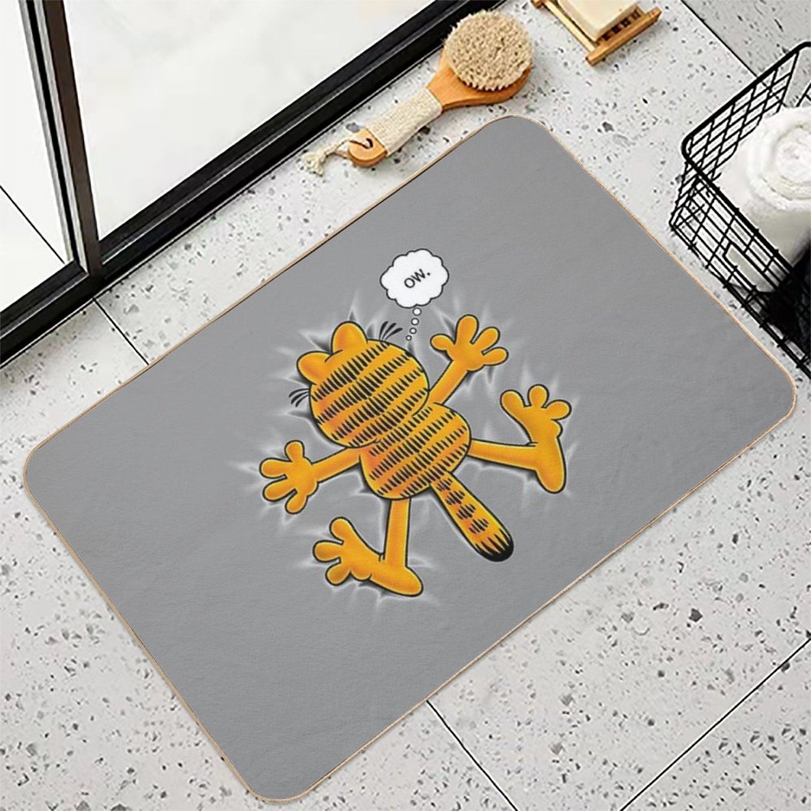 Cute Garfield Ow Durable Bath Mat