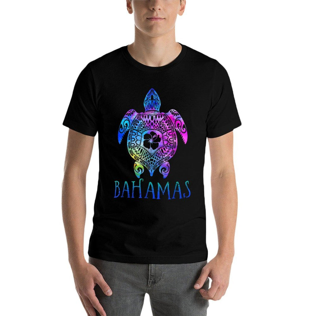 Bahamas Caribe Tie Dye Sea Turtle Vacation 2022  Quick-drying T-Shirt
