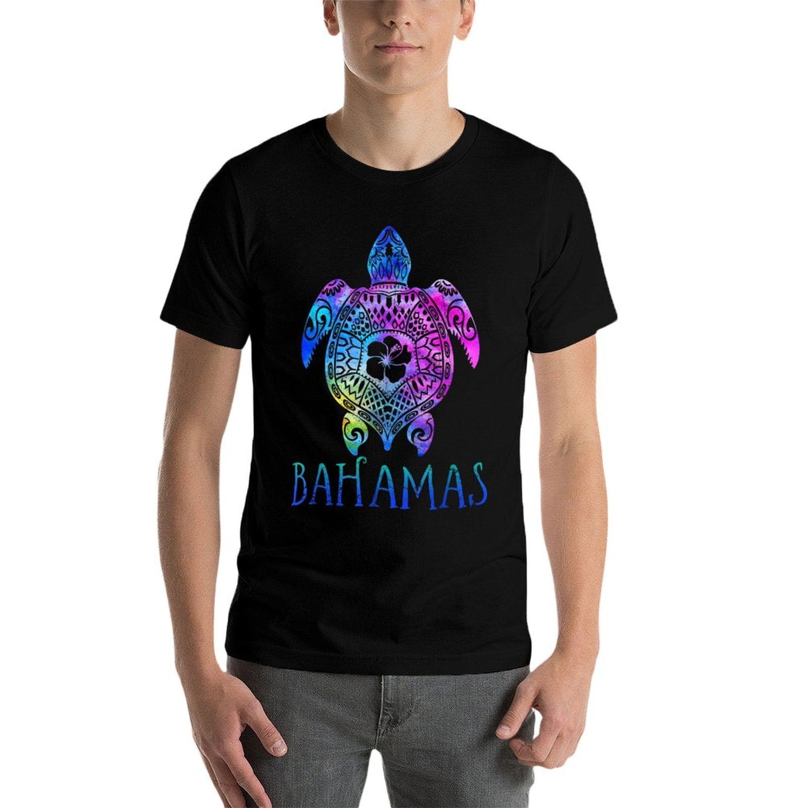 Bahamas Caribe Tie Dye Sea Turtle Vacation 2022  Quick-drying T-Shirt