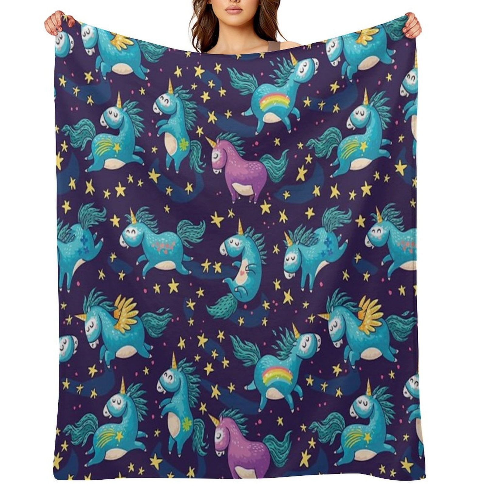 I Believe in Magic Eco-conscious Throw Blanket