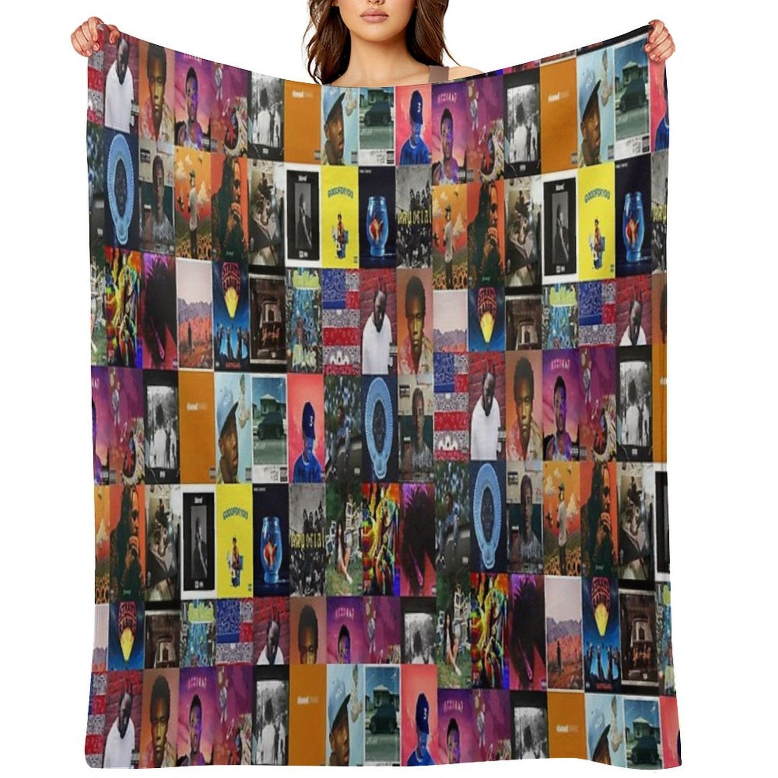 Hip Hop Wrinkle-free Throw Blanket