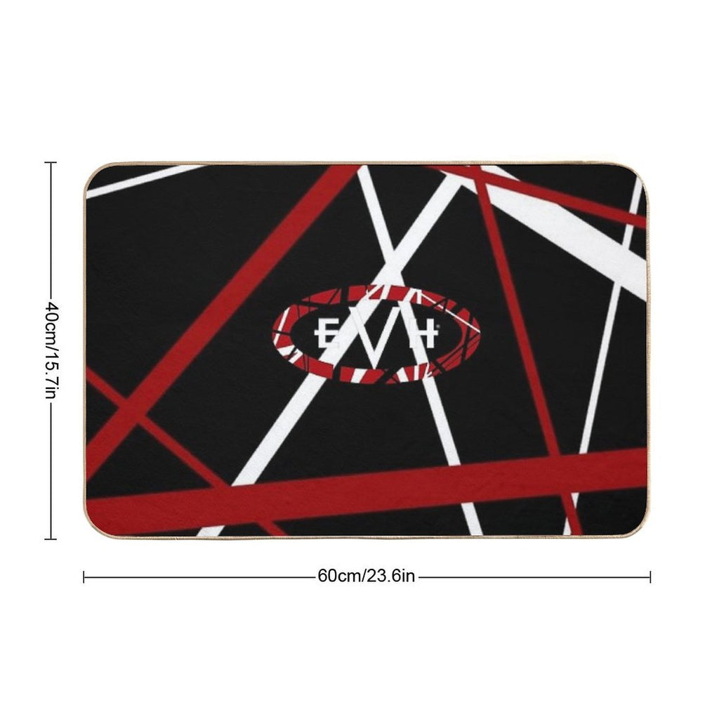 Black Van Cool  Repositionable Bath Mat