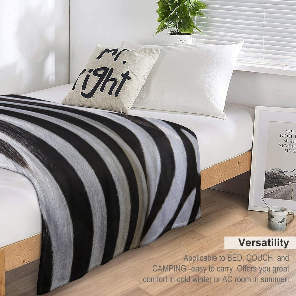 Animal Zebra Print Gift-ready Throw Blanket