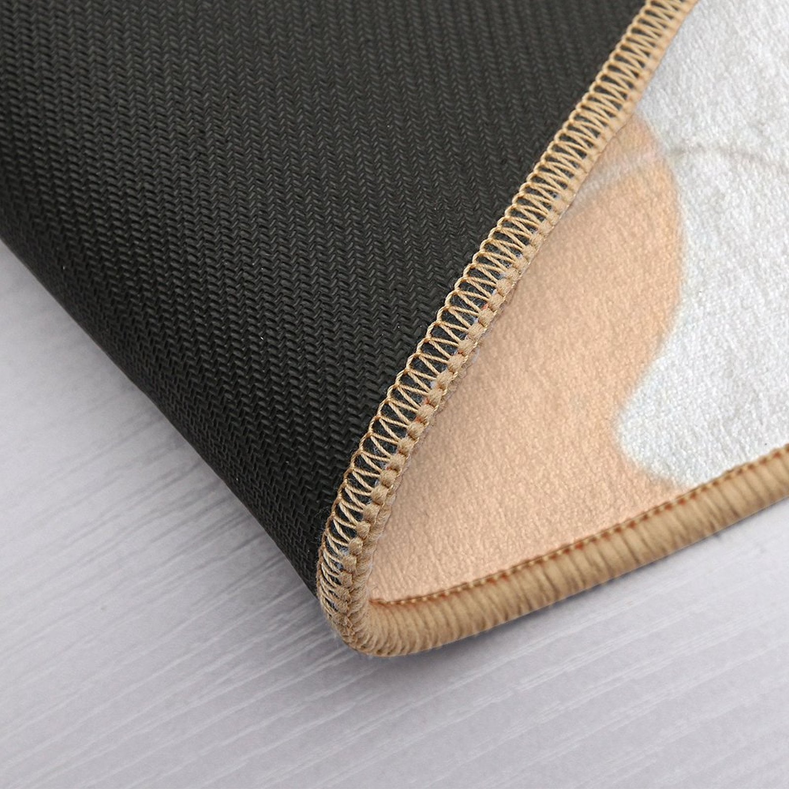 Aesthetic Shape Pattern  Repositionable Bath Mat