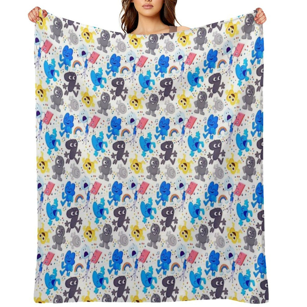 Bfdi Pattern Quick-dry Throw Blanket