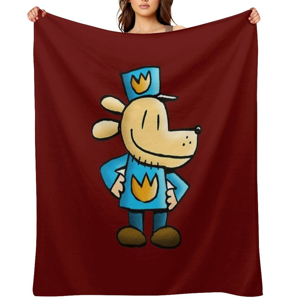 Dogman Shrink-resistant Throw Blanket