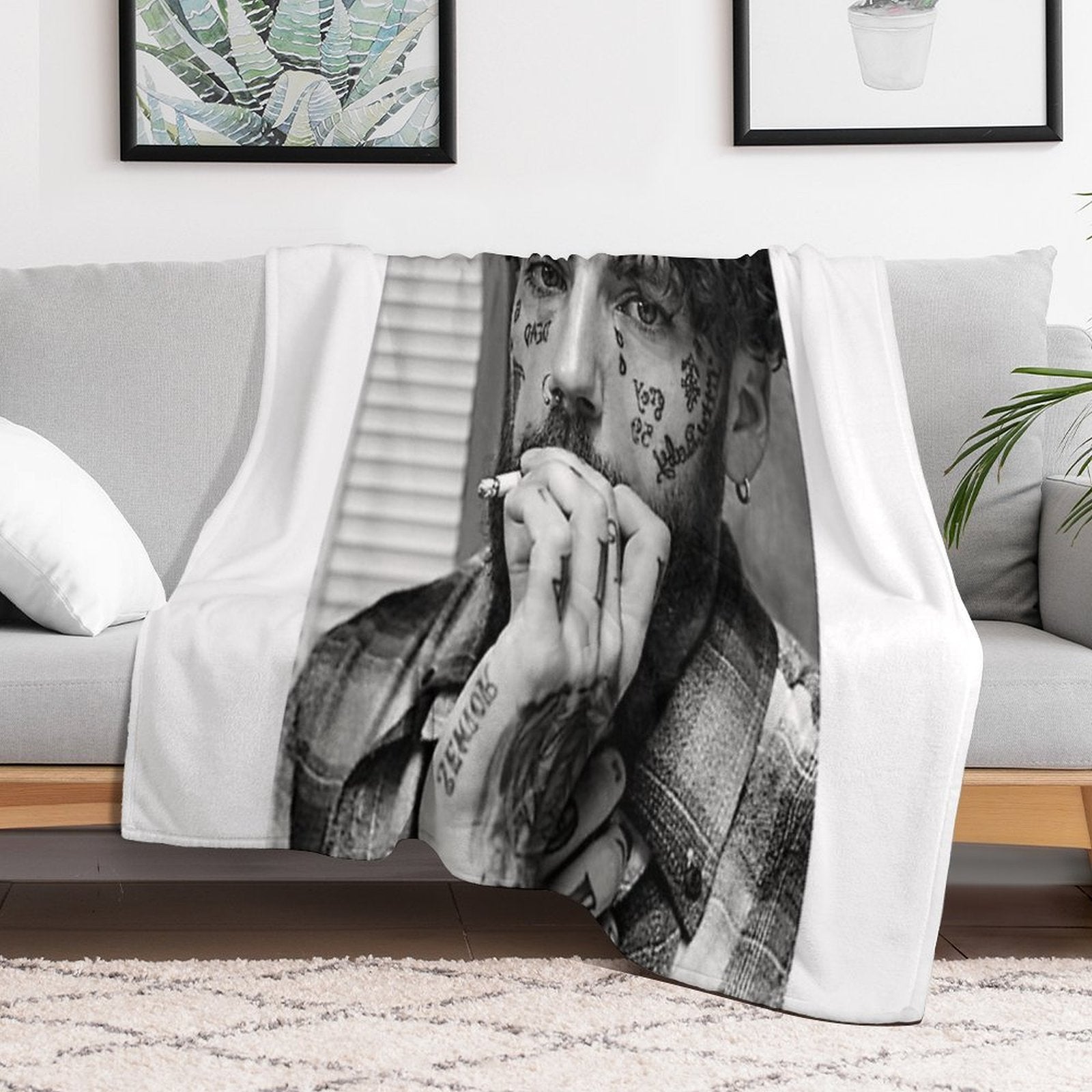 Scrim Lightweight Throw Blanket