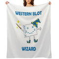 Western Blot Wizard, He Loves Cell Biology! Anti-pilling Throw Blanket