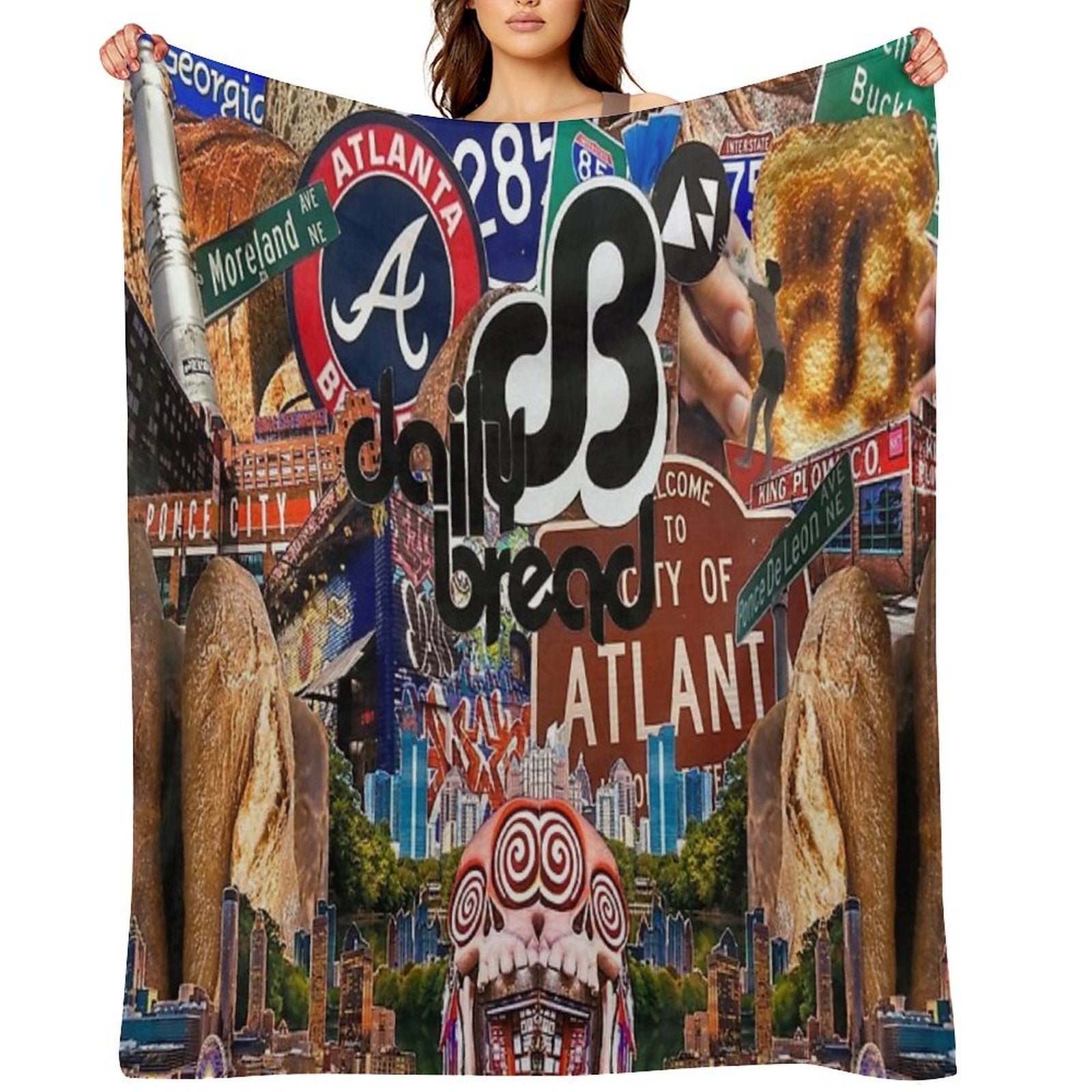Circadian Grain Anti-pilling Throw Blanket