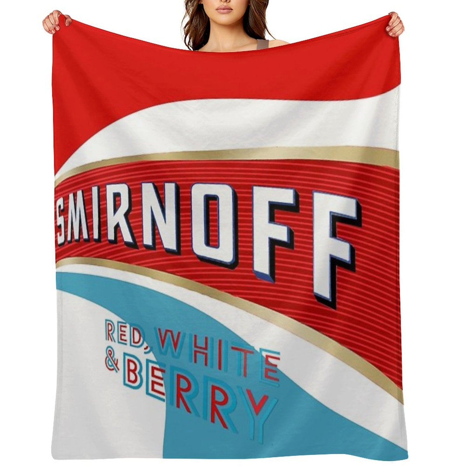 Smirnoff Red White And Berry Quick-dry Throw Blanket