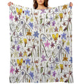 Australian Orchids Versatility Throw Blanket