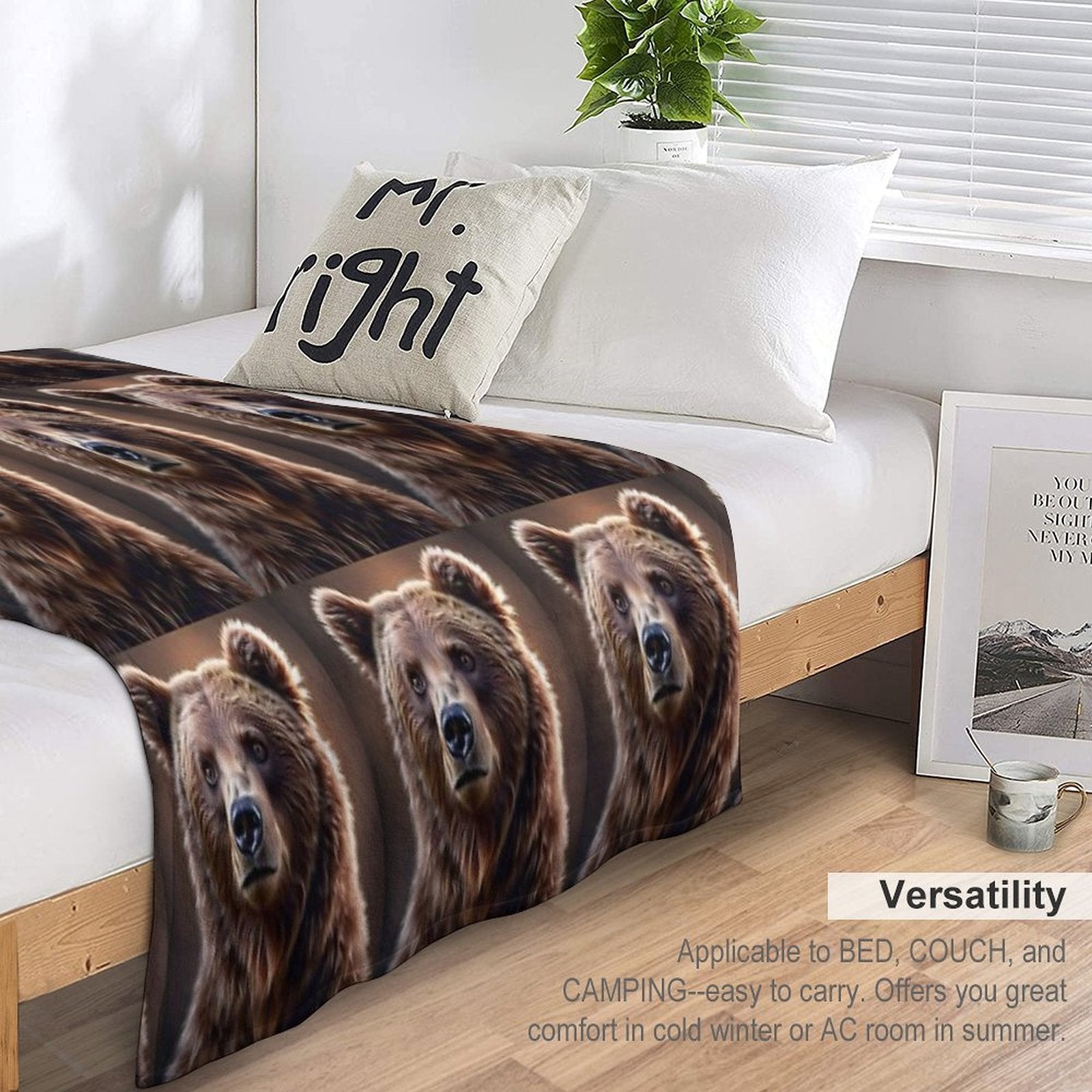 Bear Comfort Throw Blanket