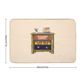 Feyre’s Painted Dresser  ACOTAR Dresser  Repositionable Bath Mat