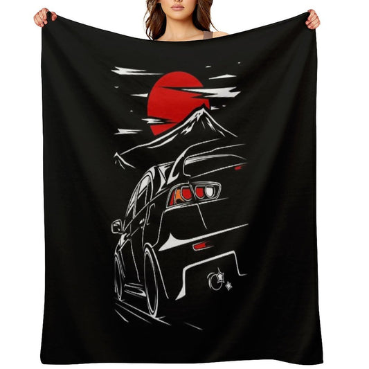 Mitsubishi Lancer Evo X Compact Throw Blanket