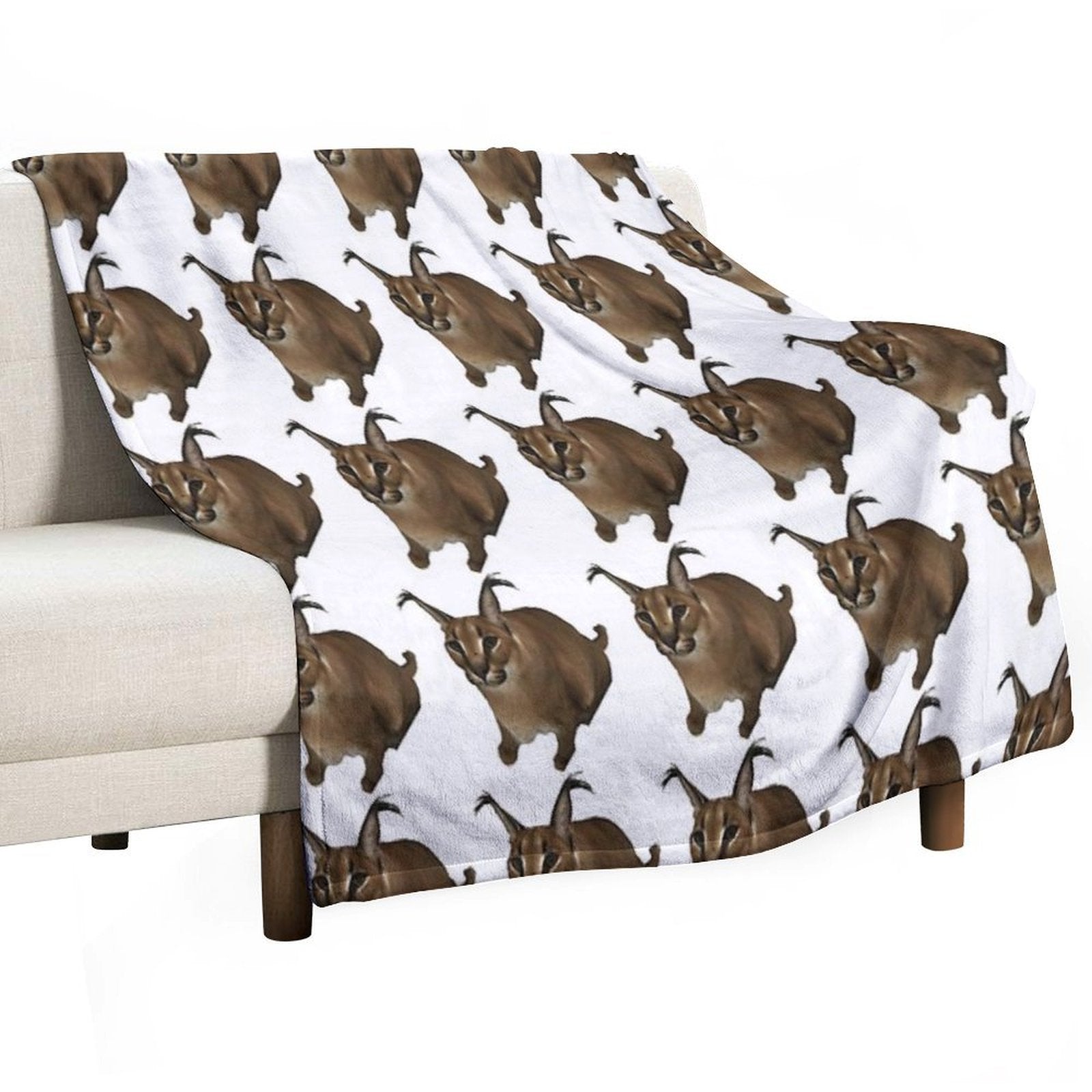 Floppa Gift-ready Throw Blanket