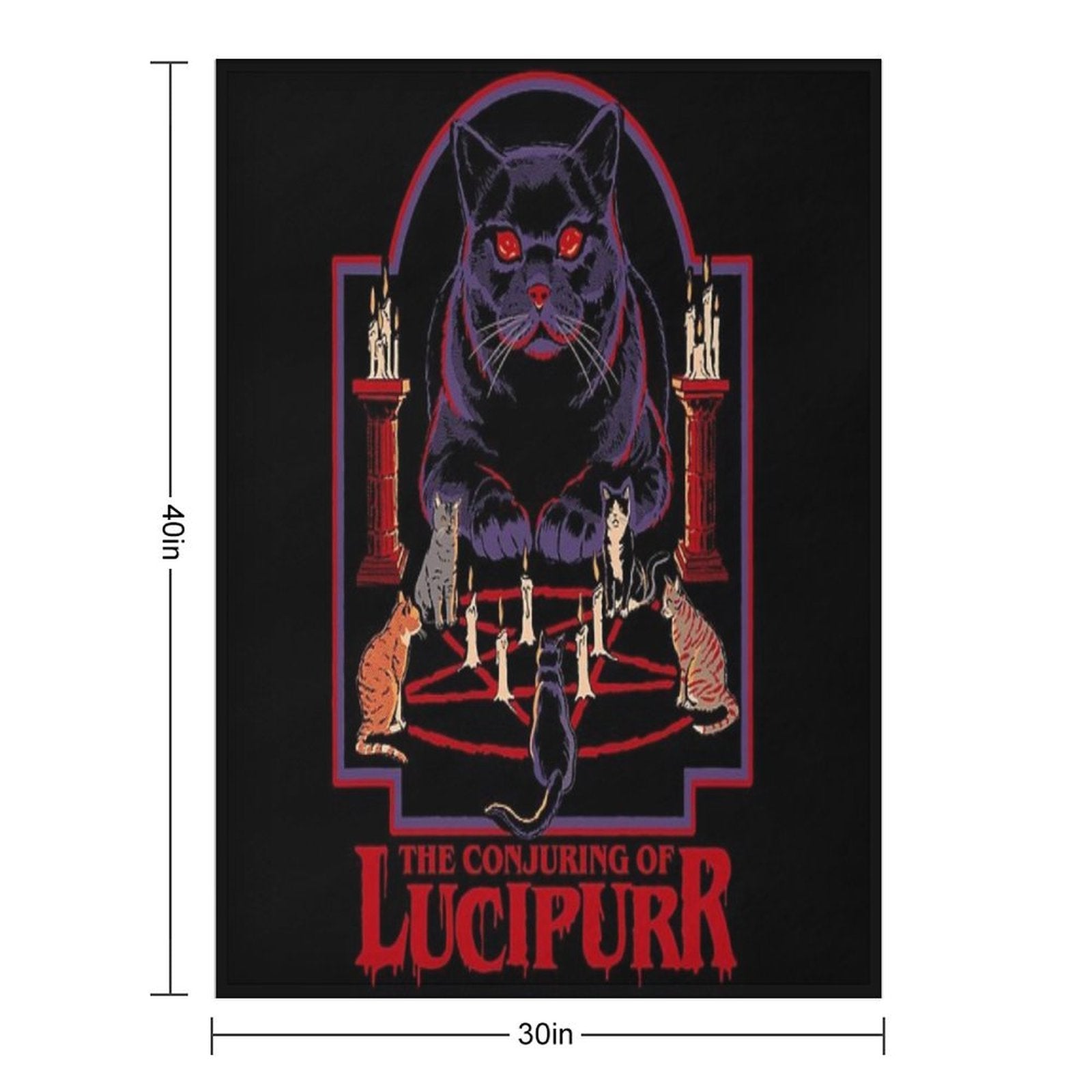 Lucipurr Compact Throw Blanket
