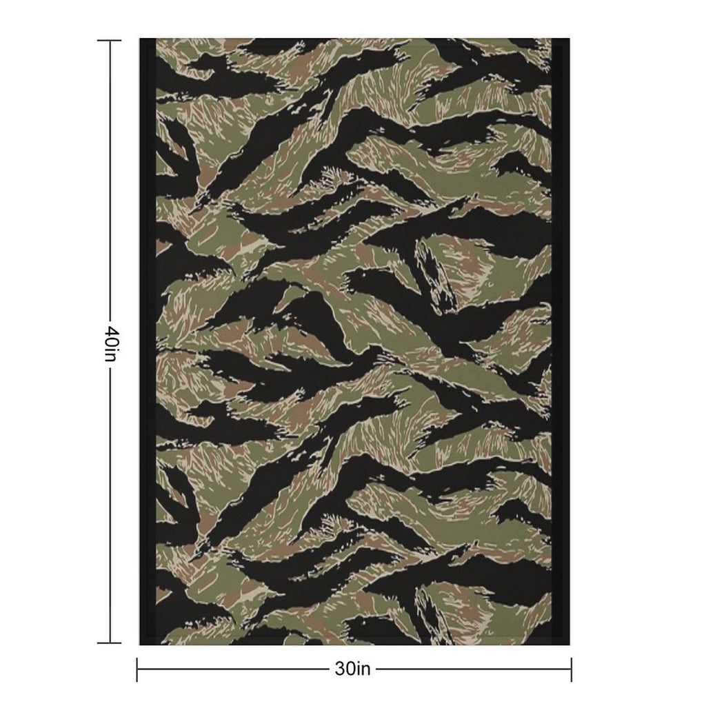 Tigerstripe Camo Premium Throw Blanket