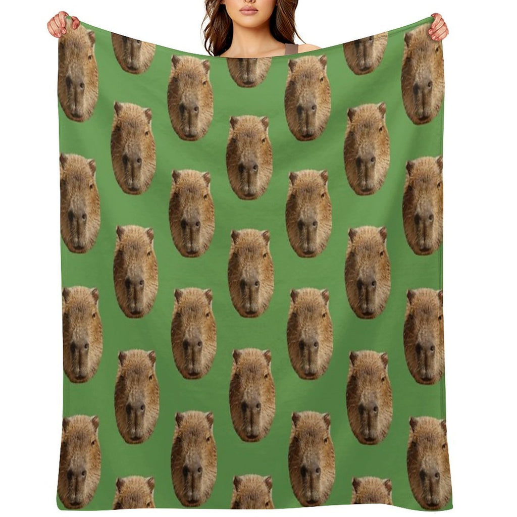 Don't Worry Be Cappy Wrinkle-free Throw Blanket