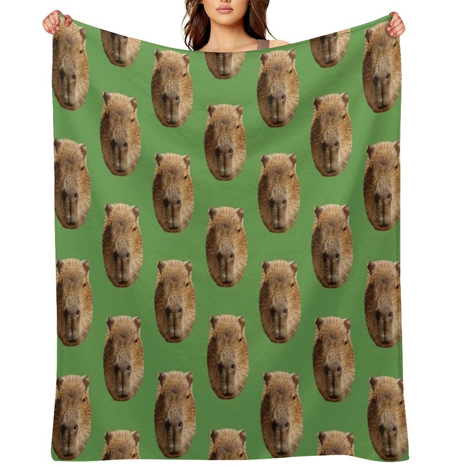Don't Worry Be Cappy Wrinkle-free Throw Blanket
