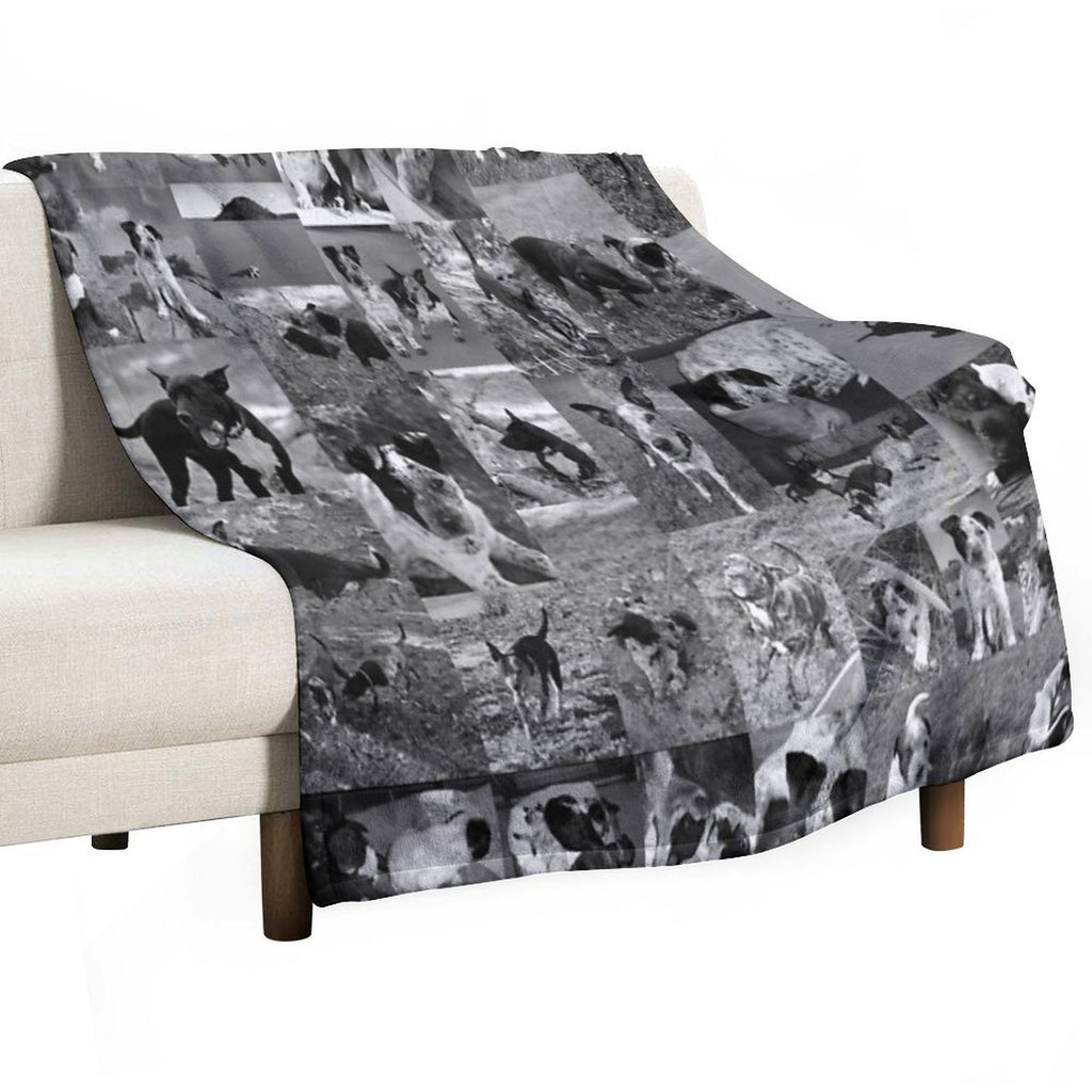 Too Many Puppies Blanket Shrink-resistant Throw Blanket