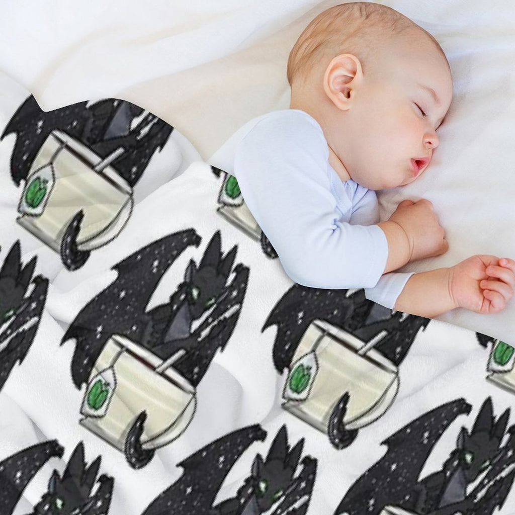 Starflight with Tea Easy Care Throw Blanket