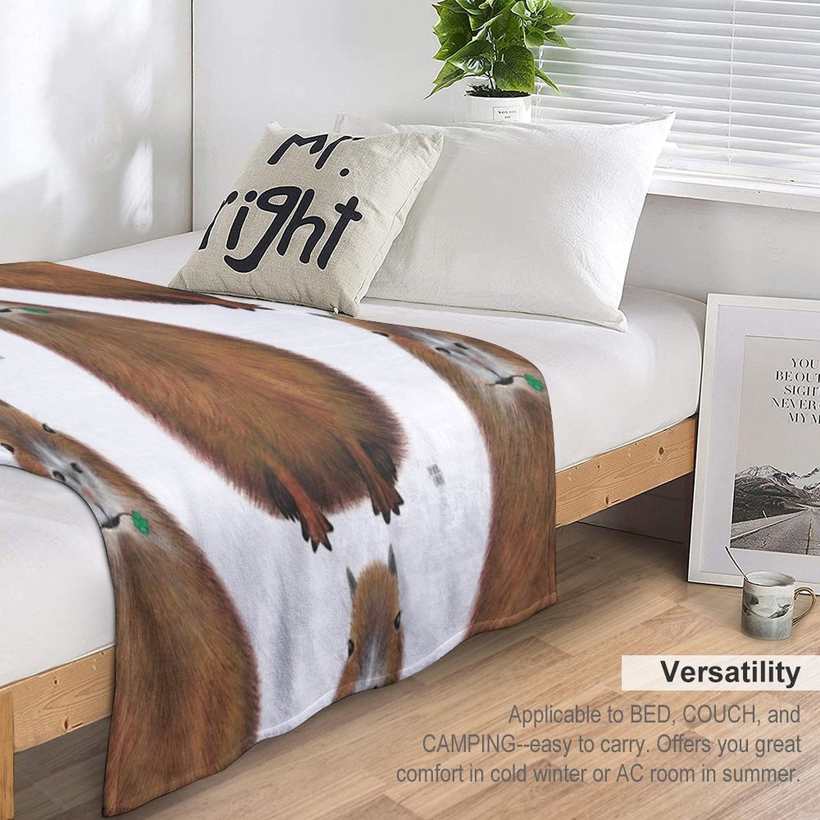 Capybara High Quality, Hand Made Illustration Comfort Throw Blanket