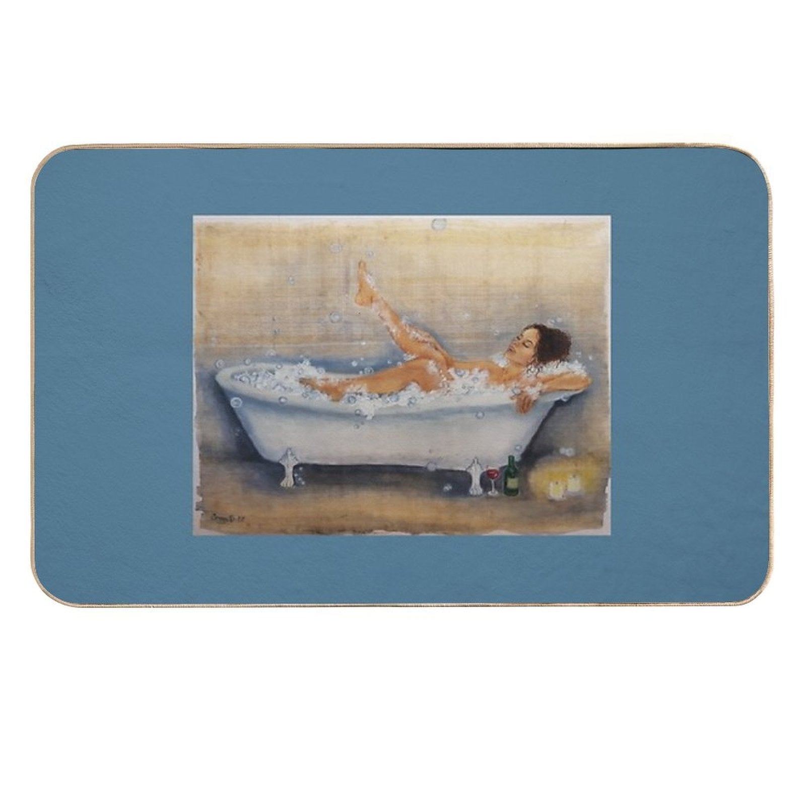 Magic of A Hot Bath Durable Bath Mat