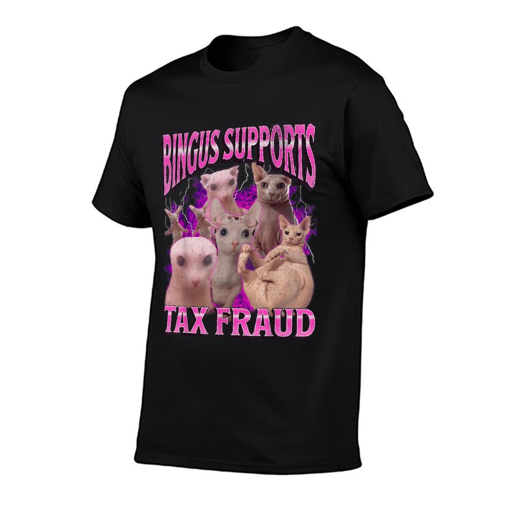 Bingus My Beloved Funny Sphinx Cat Meme Bootleg Graphic  Slim-fit Cut T-Shirt