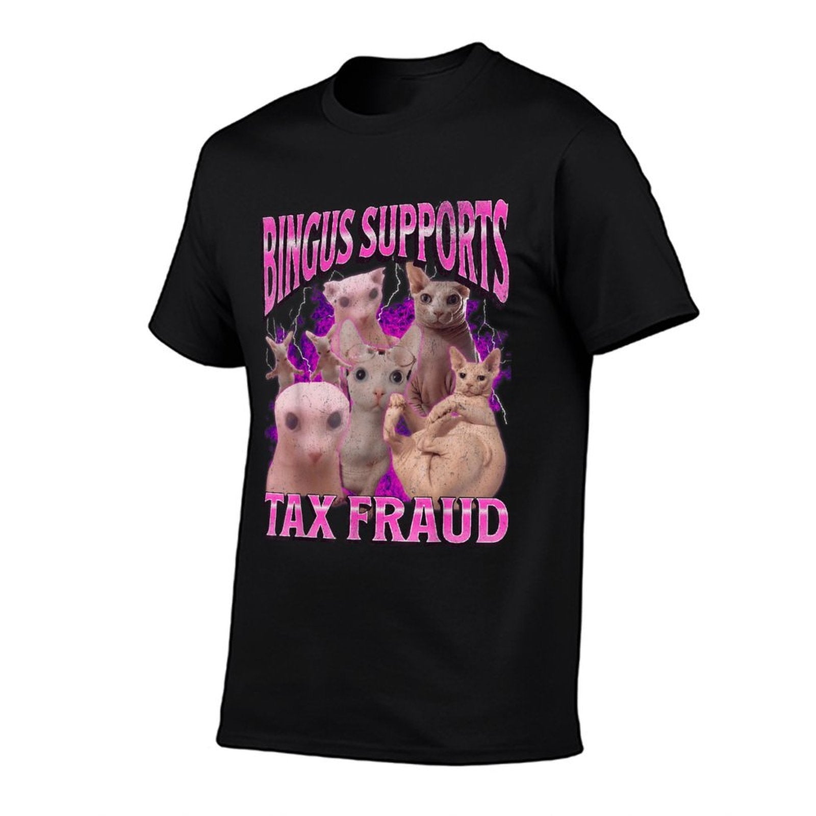 Bingus My Beloved Funny Sphinx Cat Meme Bootleg Graphic  Slim-fit Cut T-Shirt