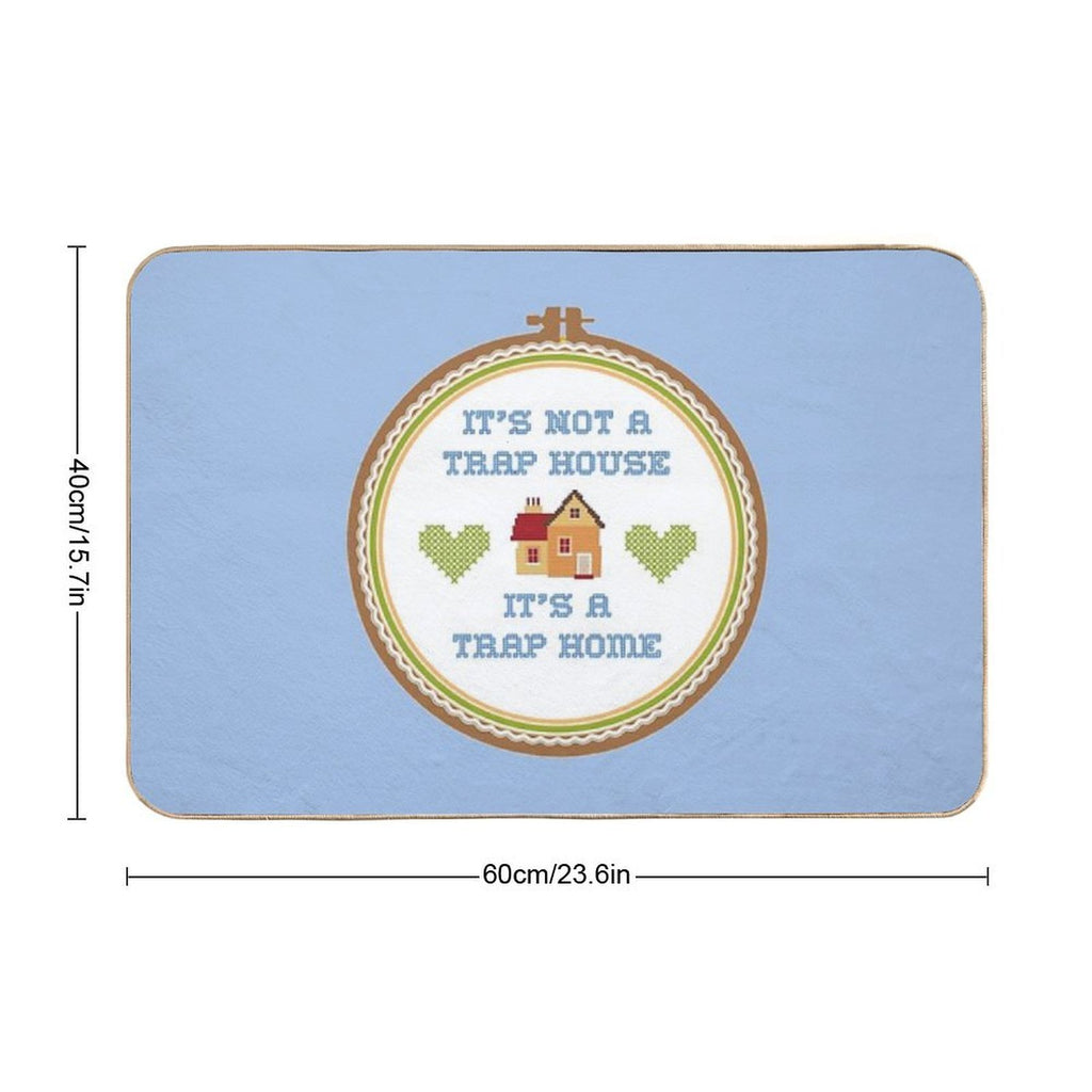 Trap Home  Easy Maintenance Bath Mat