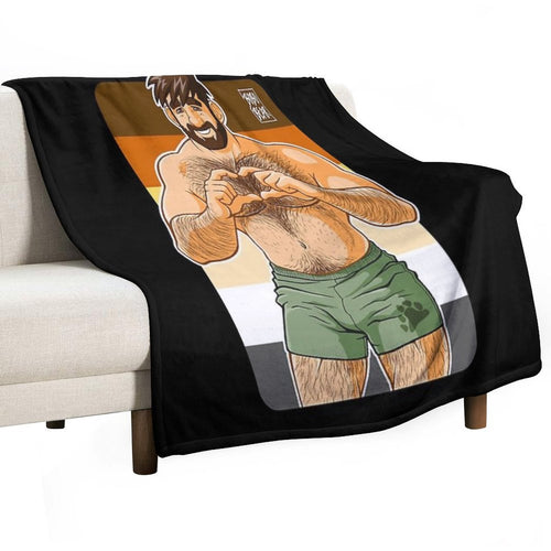 ADAM I LOVE YOU - BEAR PRIDE All-season Throw Blanket