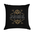 The Dice Giveth And Taketh Away Natural 20 And Critical Fail Soft Fade-Resistant Throw Pillow