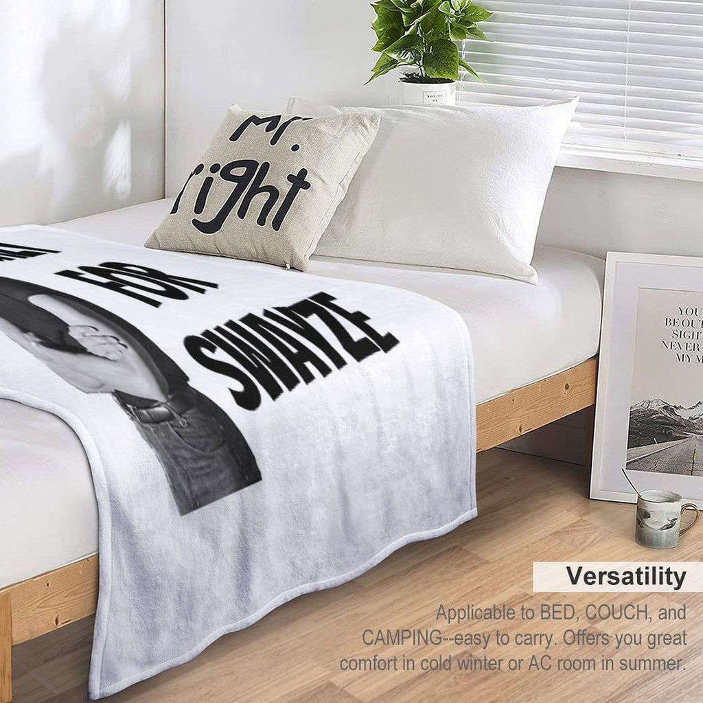Crazy for Swayze Comfort Throw Blanket