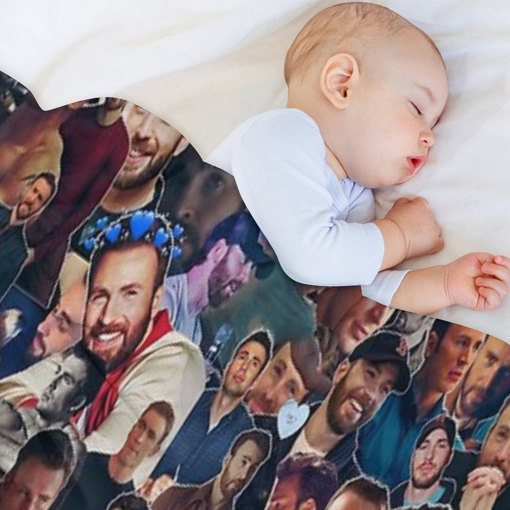 Chris Eco-conscious Throw Blanket