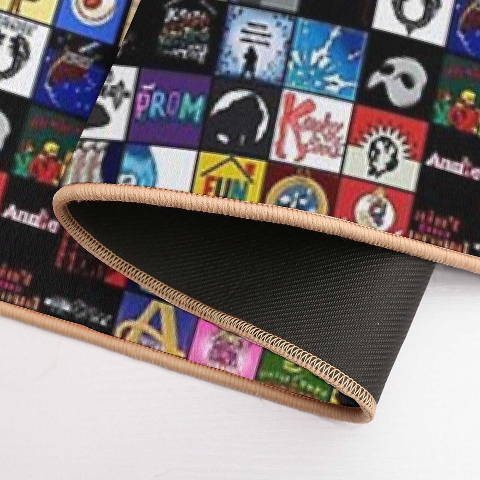 Broadway Musical Theatre Logos - Hand Drawn  High-Traffic Bath Mat
