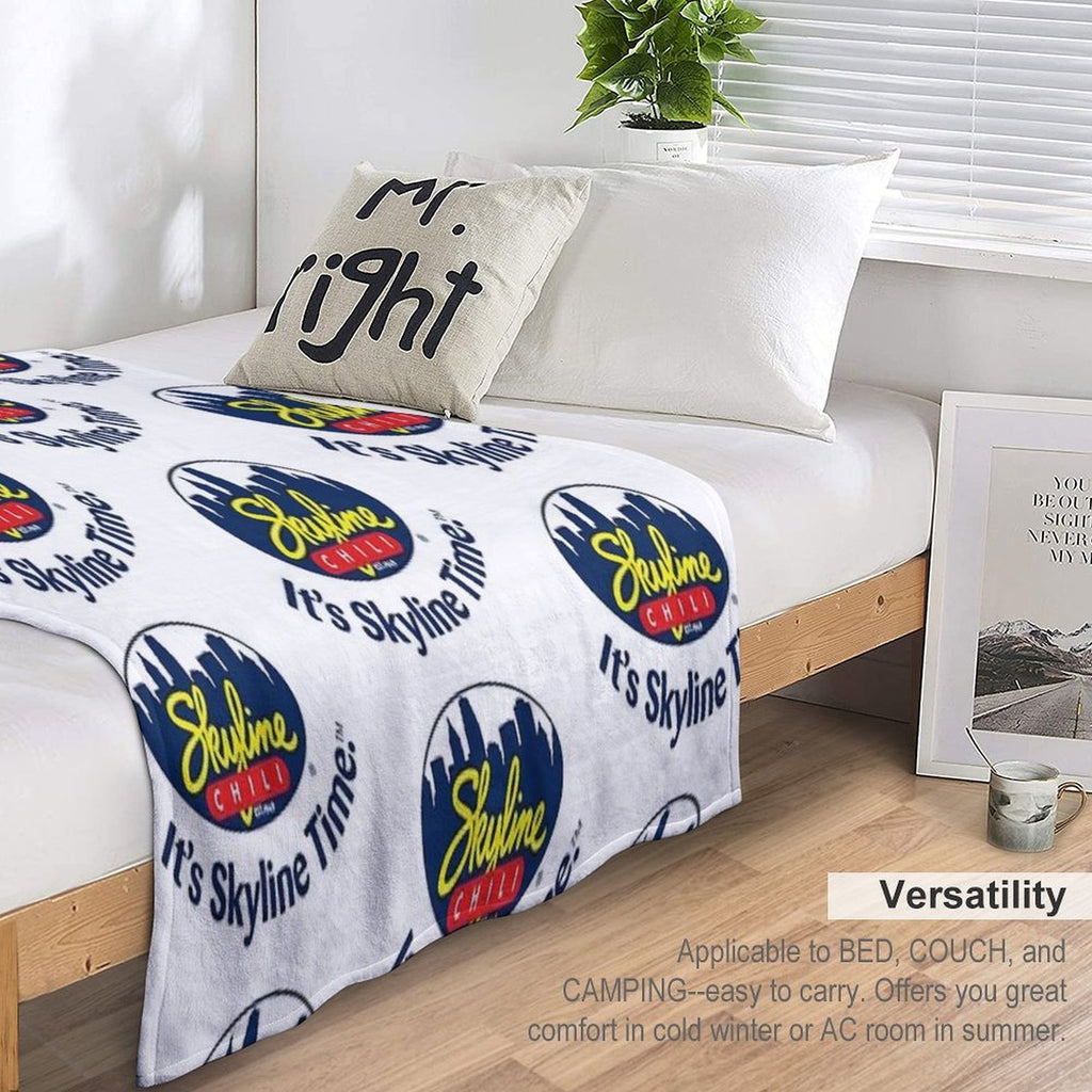 Skyline Chili Premium Throw Blanket