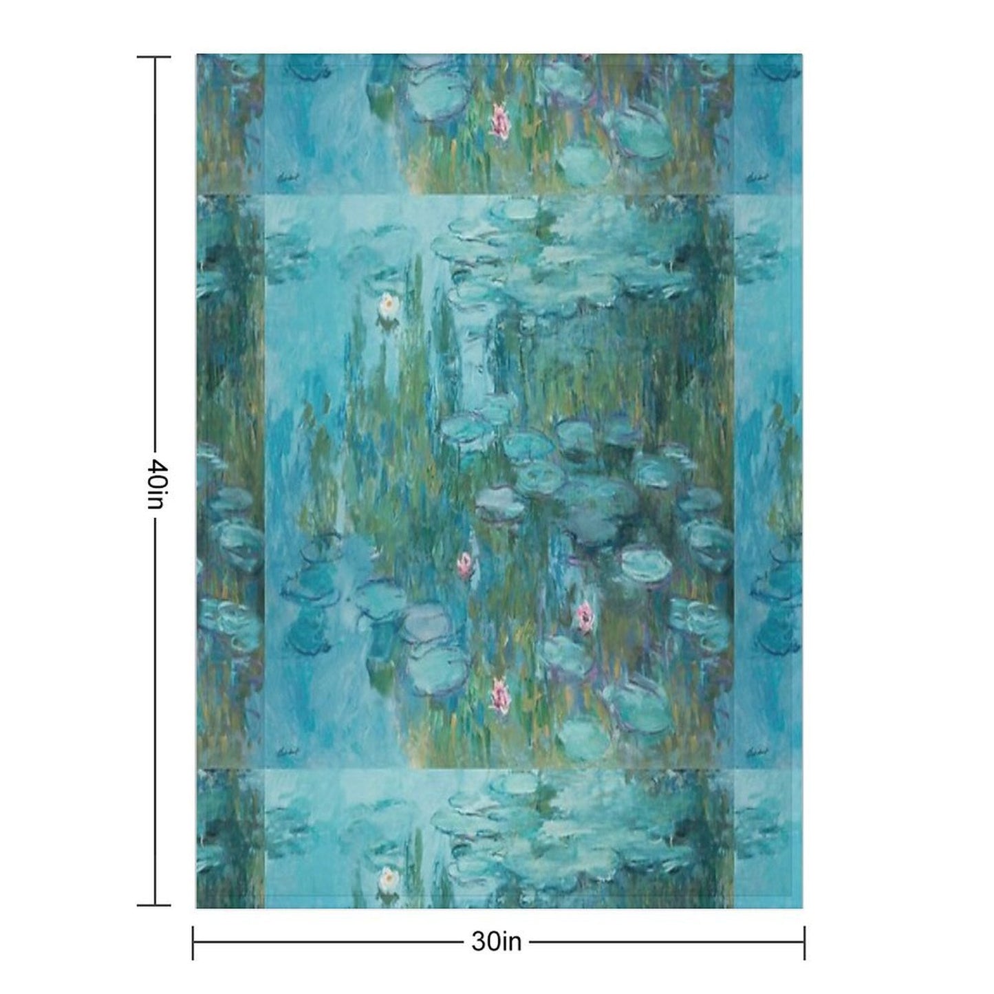 Claude Monet – Nymphéas – Water Lilies Gift-ready Throw Blanket