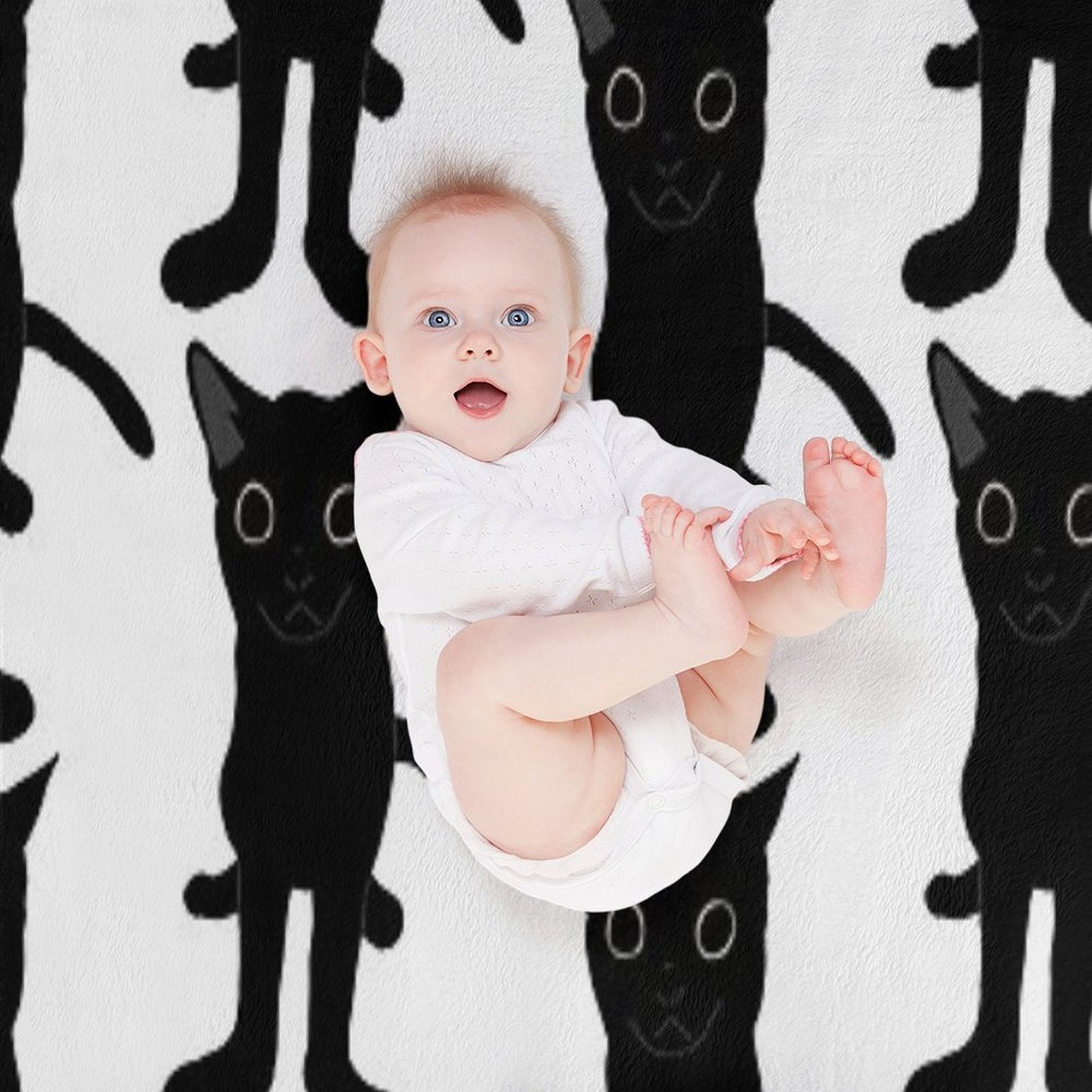 Big Foot Baby Jinx Travel-friendly Throw Blanket