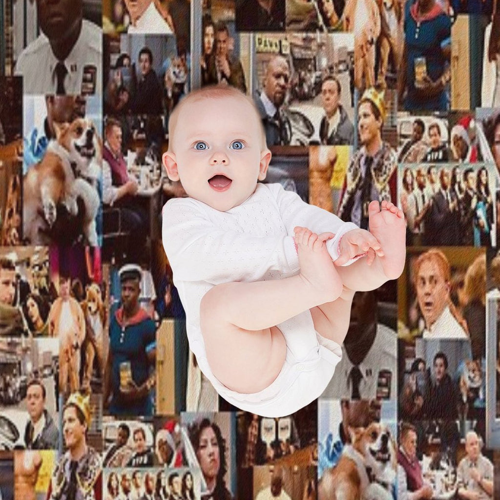 Brooklyn Nine Nine Collage Plush Throw Blanket