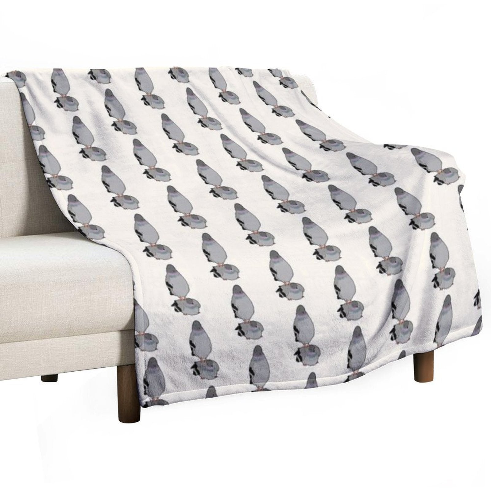 Funny Pigeons Versatility Throw Blanket