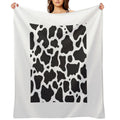 Cow Skin Pattern Sustainable Throw Blanket