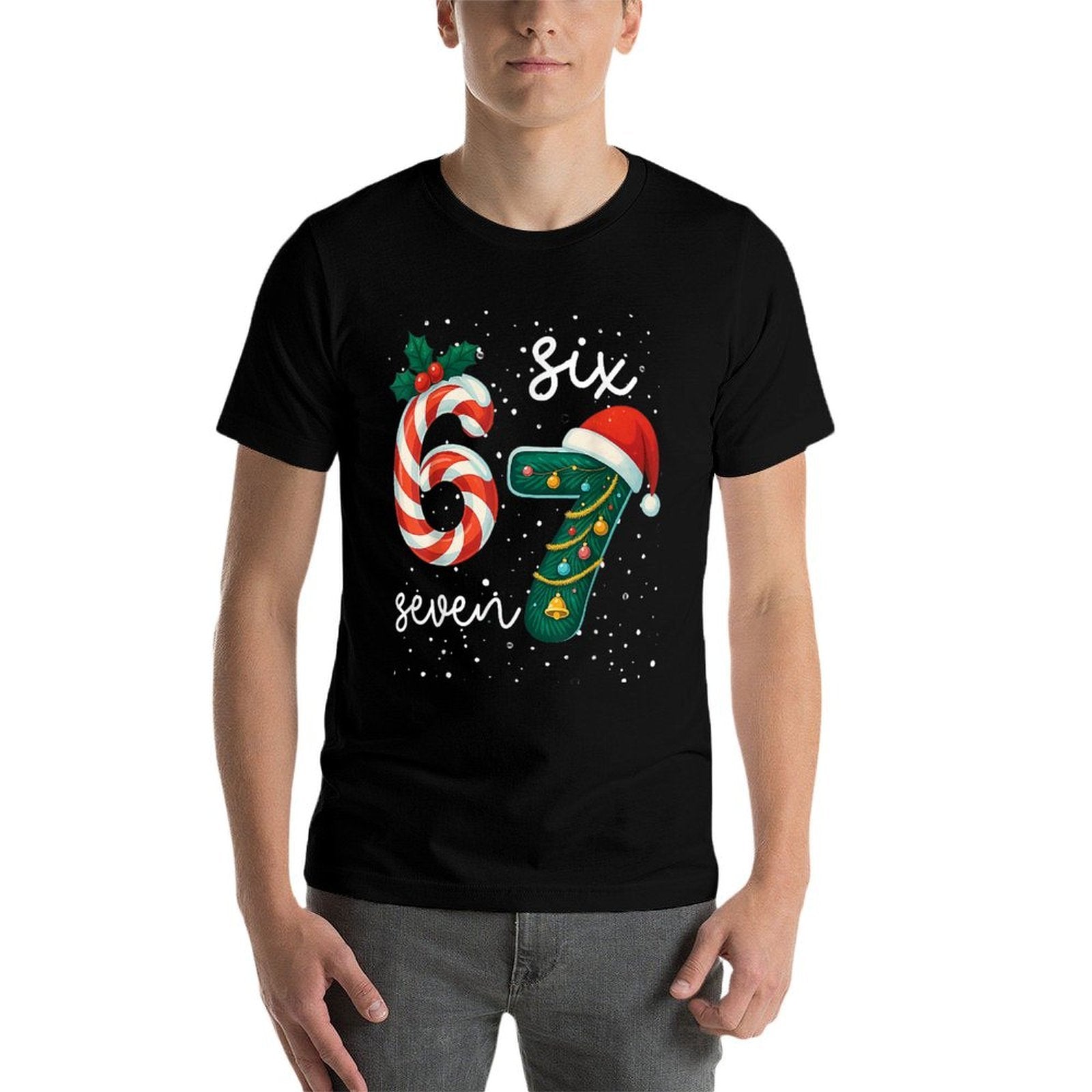 67 Meme Six Seven for Kids Women Men Boys Girls Christmas  Vintage-inspired T-Shirt