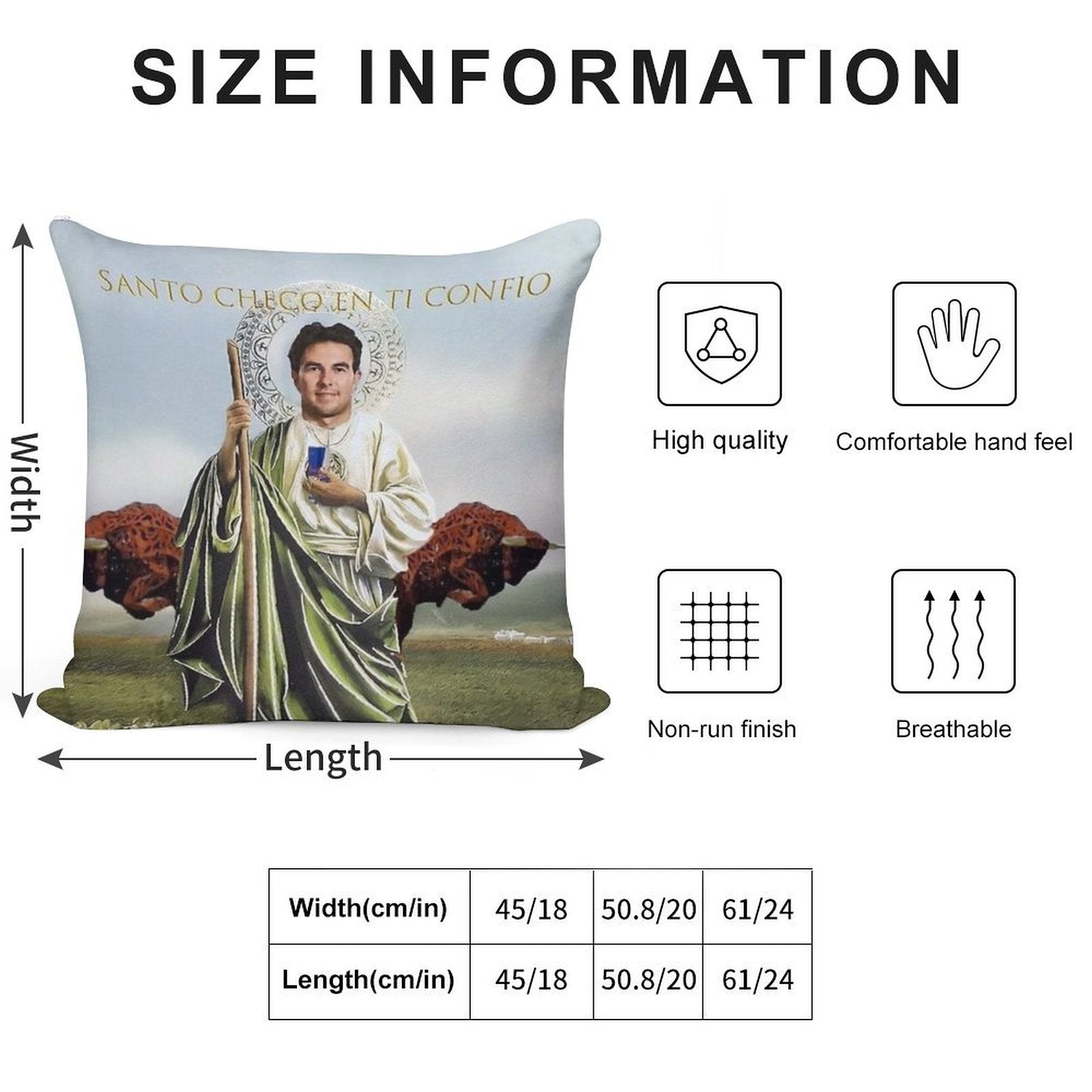 San Checo of The Tyres Soft Multiple Sizes Throw Pillow