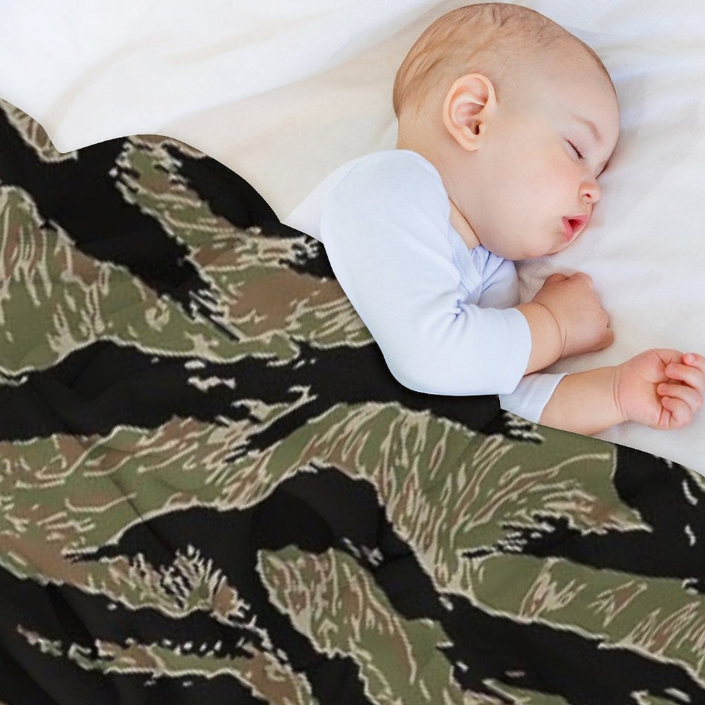 Tigerstripe Camo Premium Throw Blanket