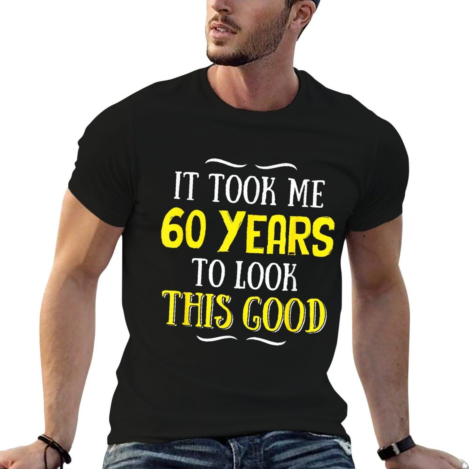 60 Years Old Birthday - Happy 60th Birthday!  Moisture-wicking T-Shirt