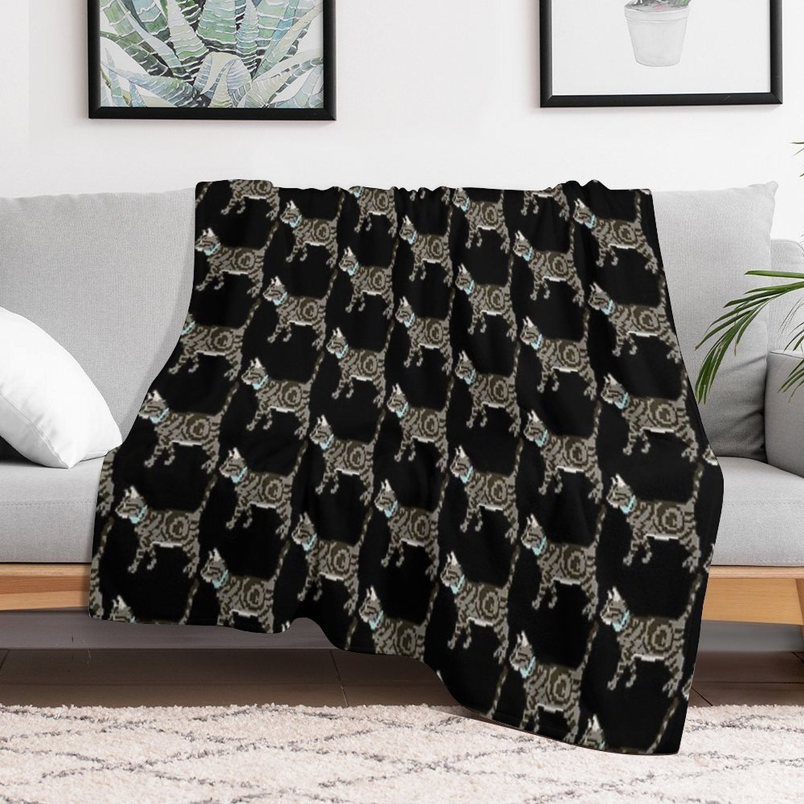 Cat - The Kids' Picture Show Anti-pilling Throw Blanket
