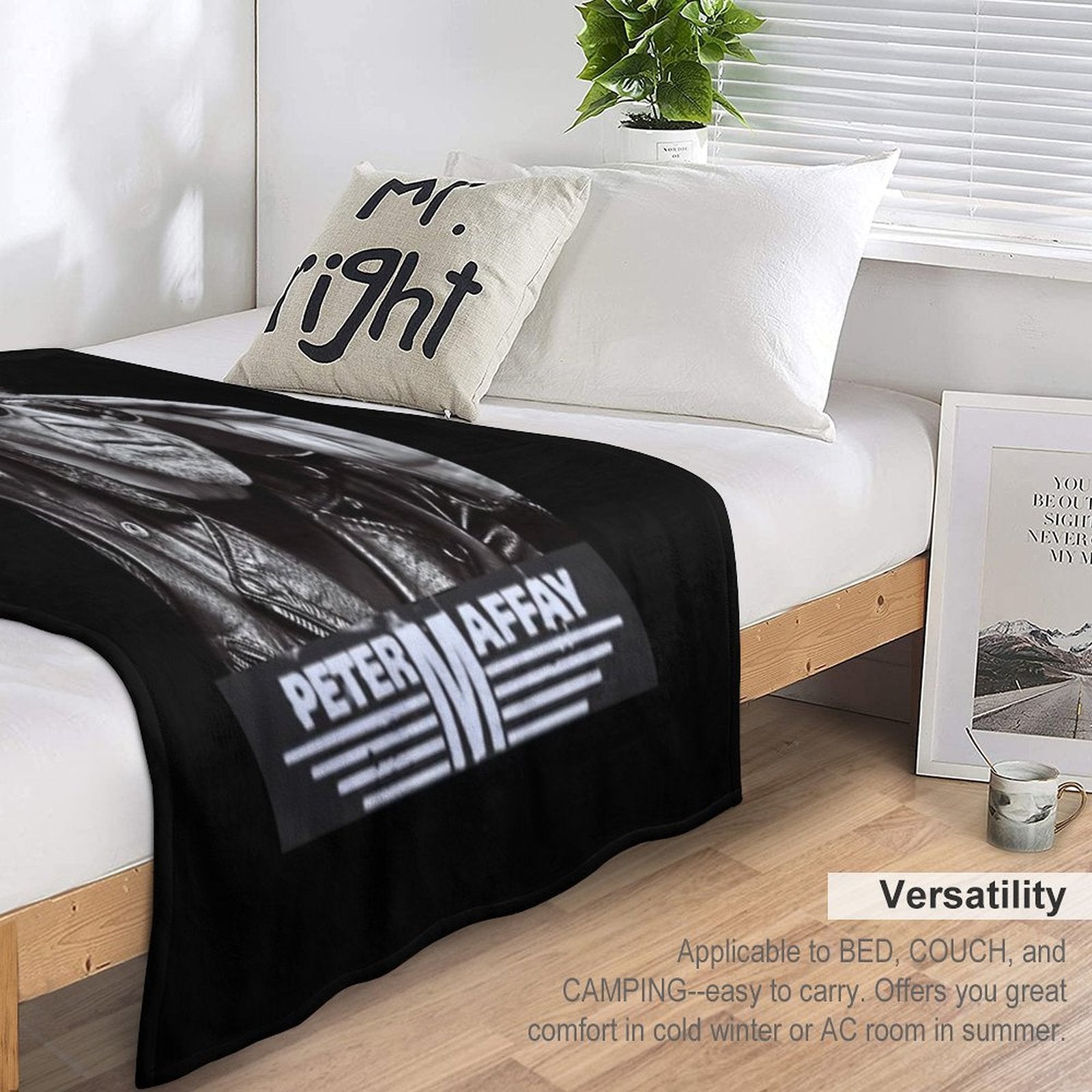 Peter Maffay- Rip Peter Maffay Versatility Throw Blanket