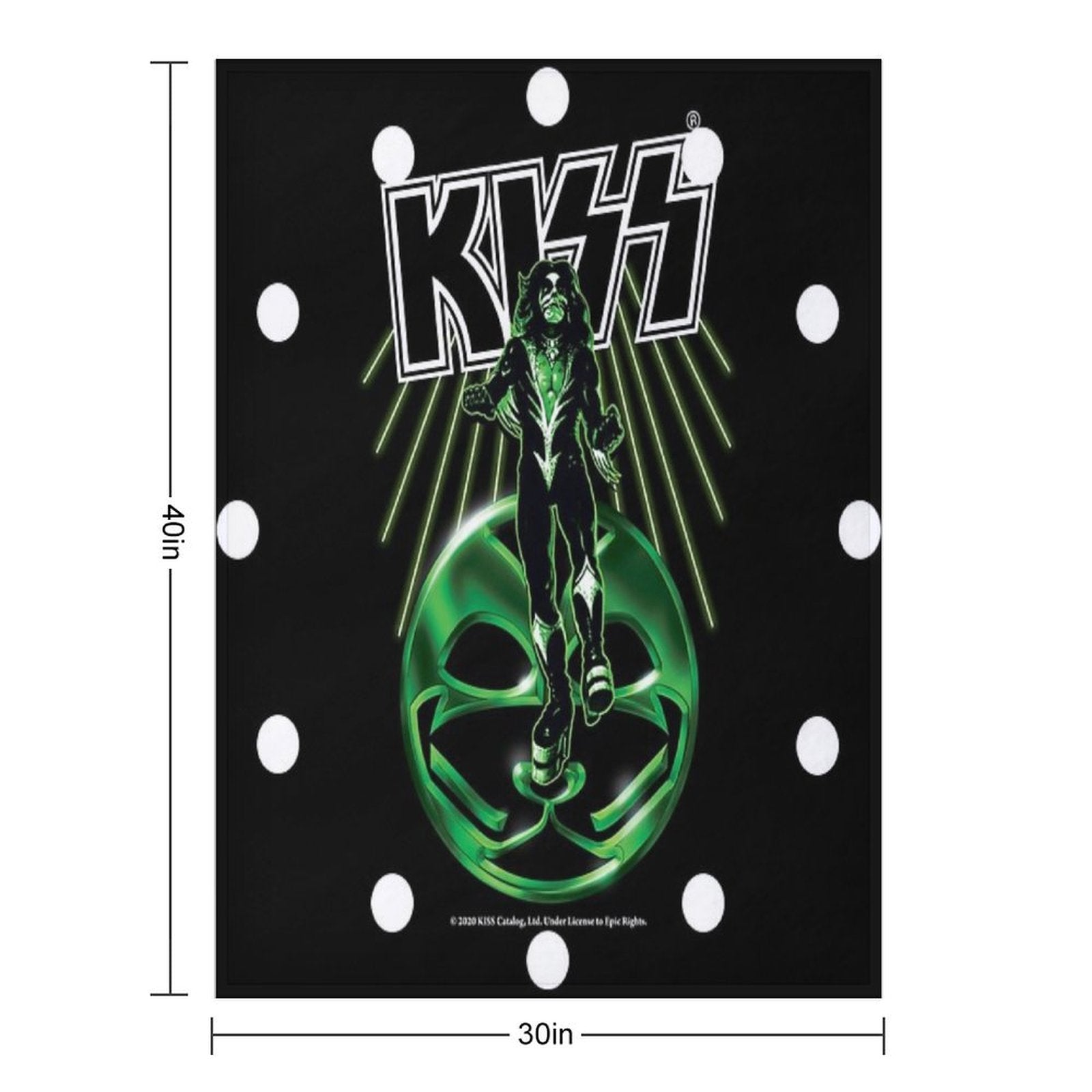 Kiss Band  - Catman Anti-pilling Throw Blanket