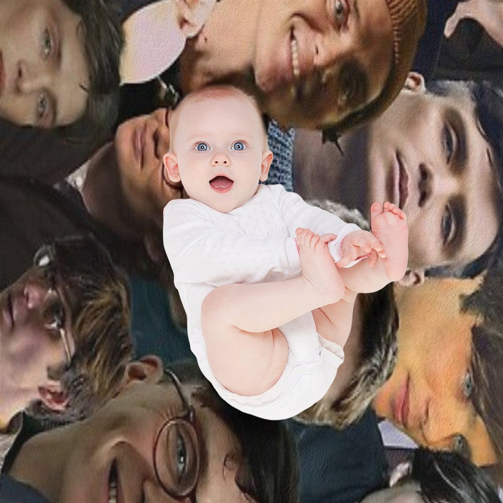 Cillian Murphy Photo Collage Plush Throw Blanket