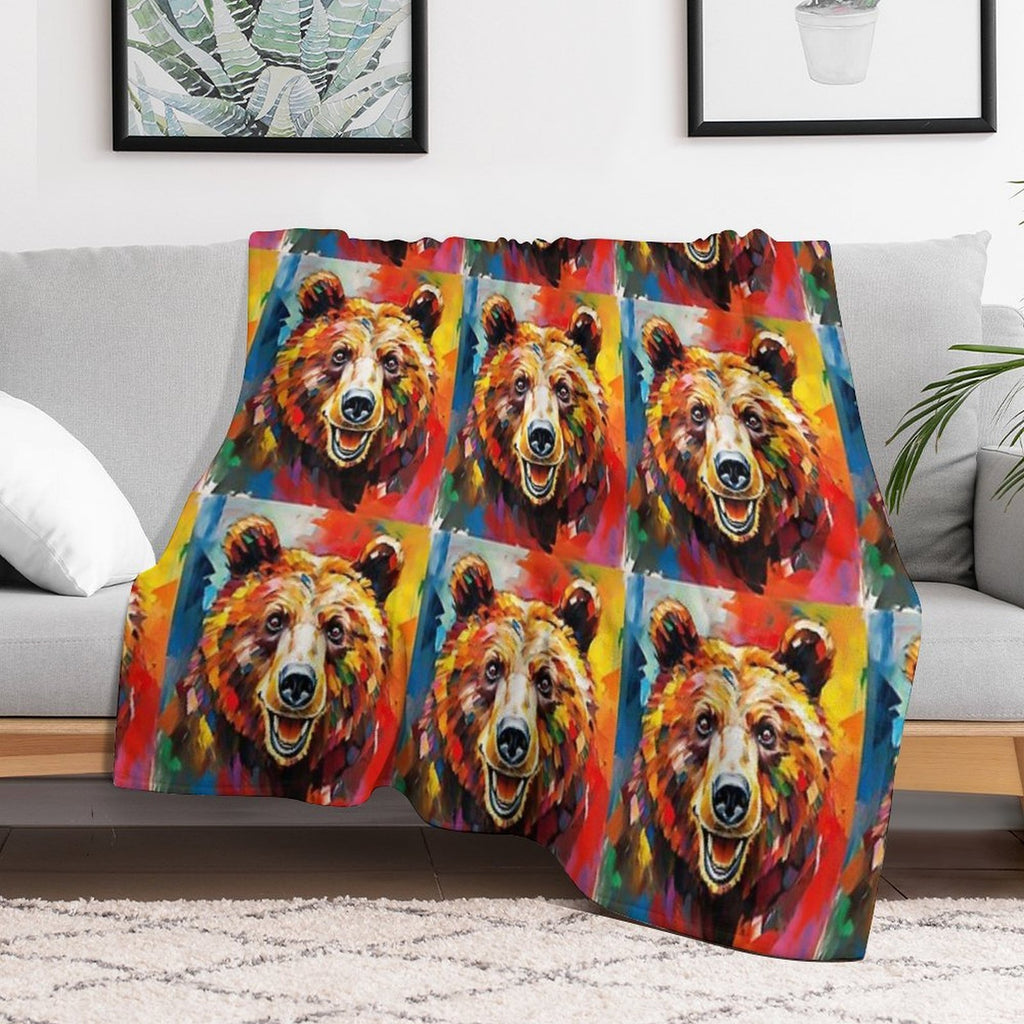 Bear Compact Throw Blanket